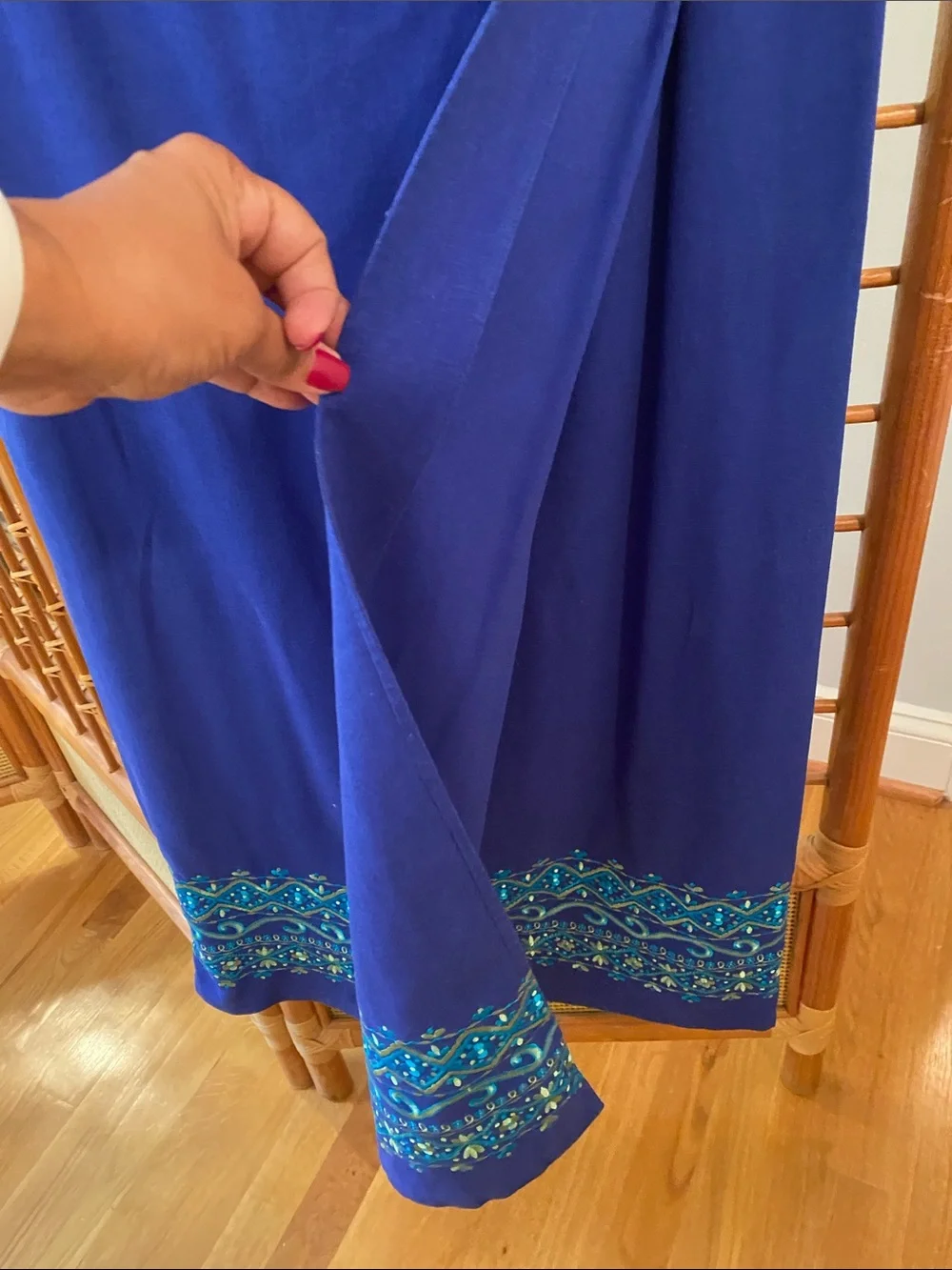 Stephnie Thomas royal blue